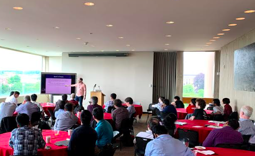 Prof Michael Dinitz, Johns Hopkins, describes 'Routing via Network Design: Overlay Routing with Dissemination Graphs' at the Workshop on Foundations of Routing in
Ithaca, NY on June 19-20, 2019